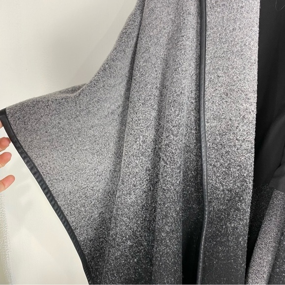 Bailey 44 Ombre Bridgette‎ Cape Wool Blend Flowy Cardigan Sweater Shawl Wrap - Picture 2 of 8